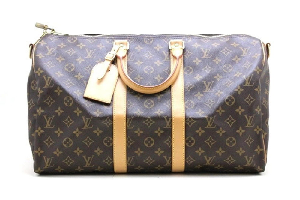 LOUIS VUITTON Keepall Bandouliere Boston Bag Monogram